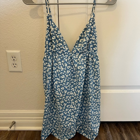 Blue Floral Dress - Picture 3 of 3